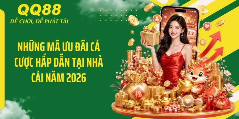 QQ88 Alan ⭐️ Link Vào Nhà Cái QQ88 Mới Nhất & Nhận 88K 16 Những mã ưu đãi cá cược hấp dẫn tại nhà cái năm 2026